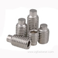 Stainless steel Hexagon socket set screws with dog point